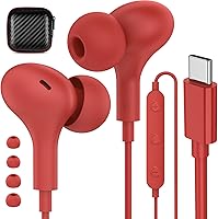 Vista 12 de Auriculares USB C para iPhone 17/16/15 Samsung S25/S24 Auriculares con cable con micrófono para Galaxy S23 S22 S21 S20 FE Auriculares intrauditivos