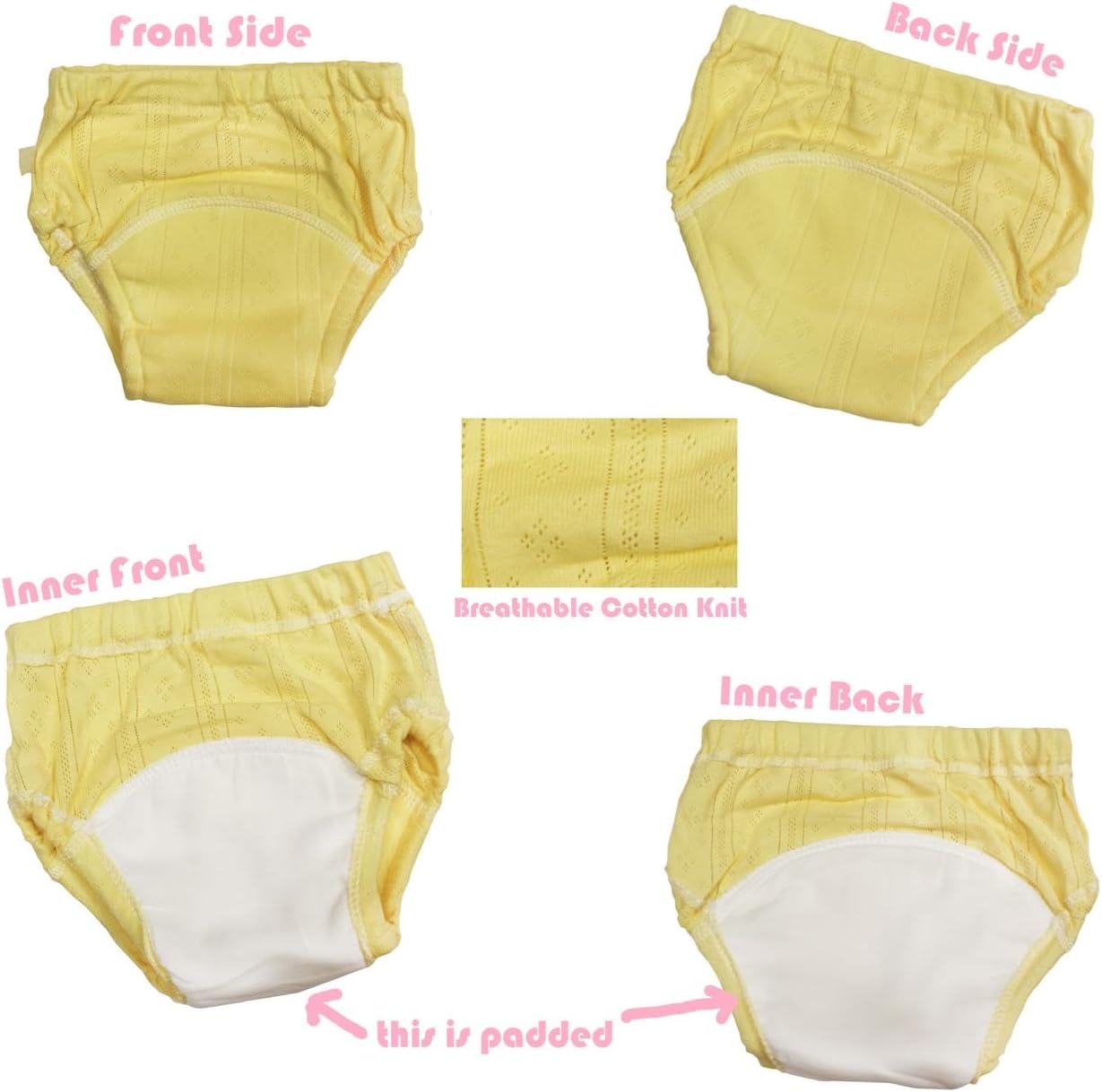 Petitebella Solid Color Knit Toddler Baby Bloomer 0-24m