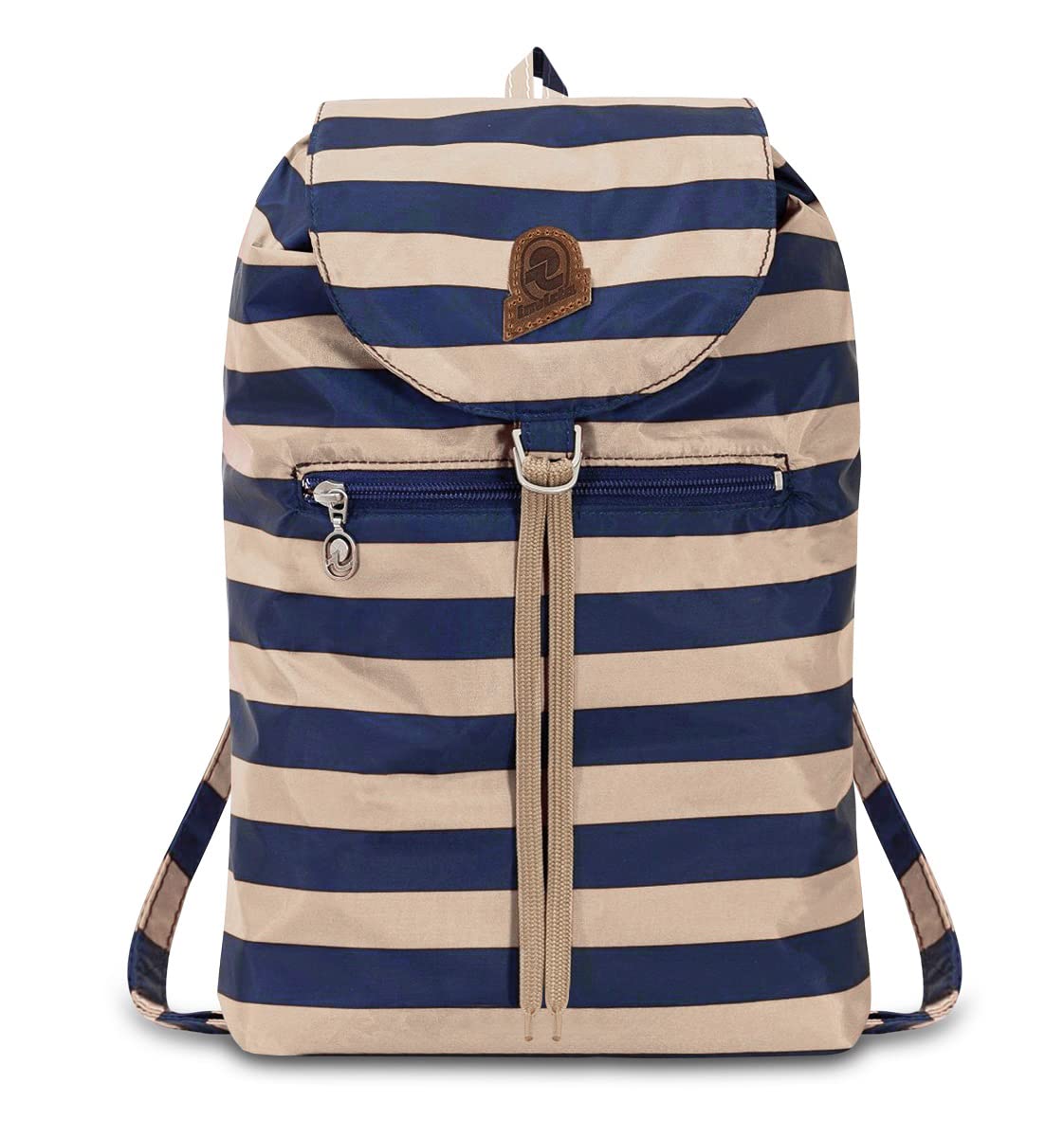 INVICTA Zaino - MINISAC - Richiudibile e Tascabile - Viaggio & Tempo Libero - Zainetto Uomo Donna a Righe - ICONA - PACKABLE
