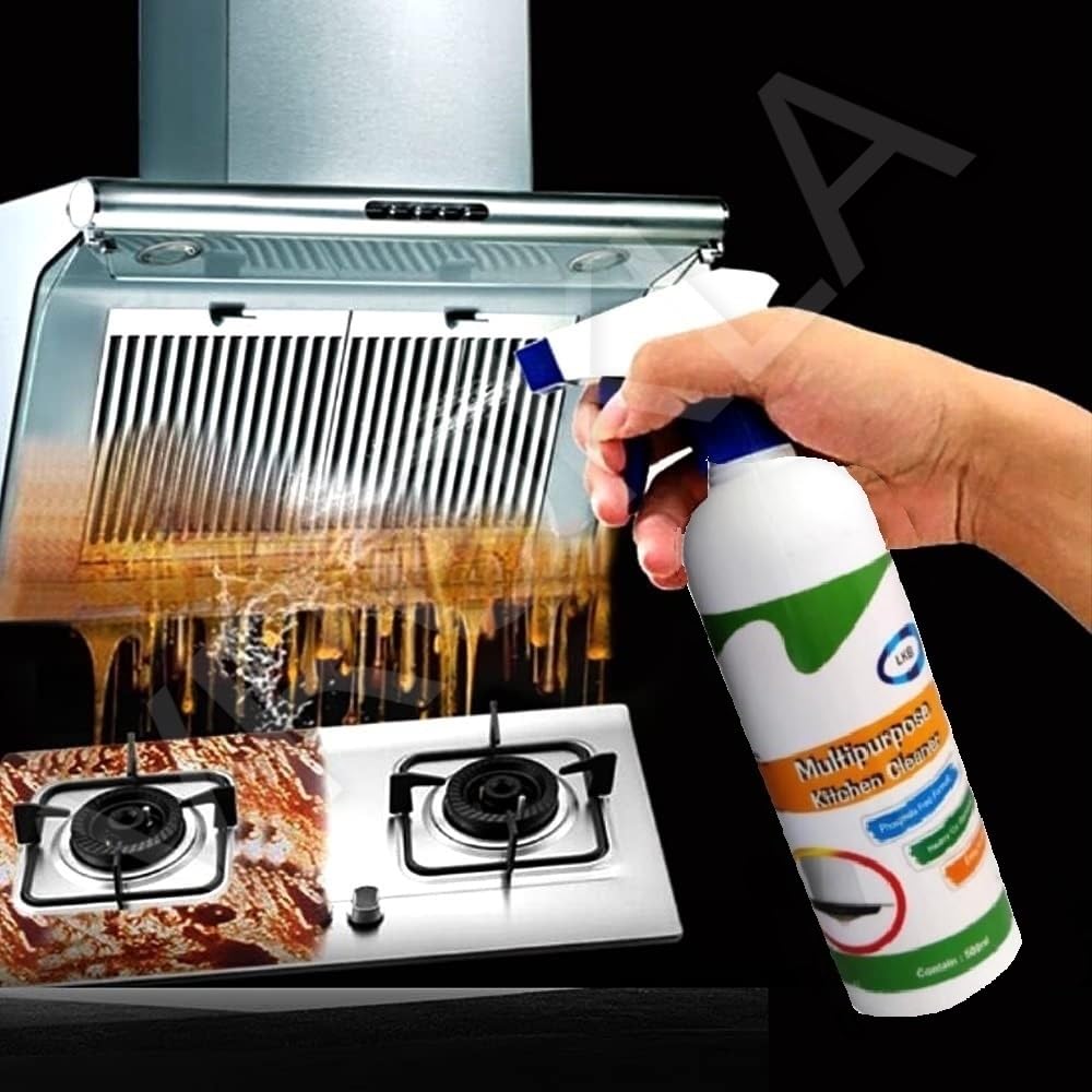 VROKLA Kitchen Cleaner Spray Oil & Grease Stain Remover Stove & Chimney Cleaner Spray Non-Flammable Magic Degreaser Spray for Kitchen Gas Stove Cleaning Spray for Grill (450ml) (B0CPV4XLM9) Amazon Price History, Amazon Price Tracker