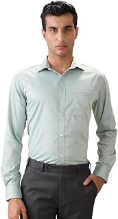 Park Avenue Men Slim Fit Solid Pattern Cotton Polyester Blend Semi Cutaway Collar Full Sleeve Casual Shirt Price In India