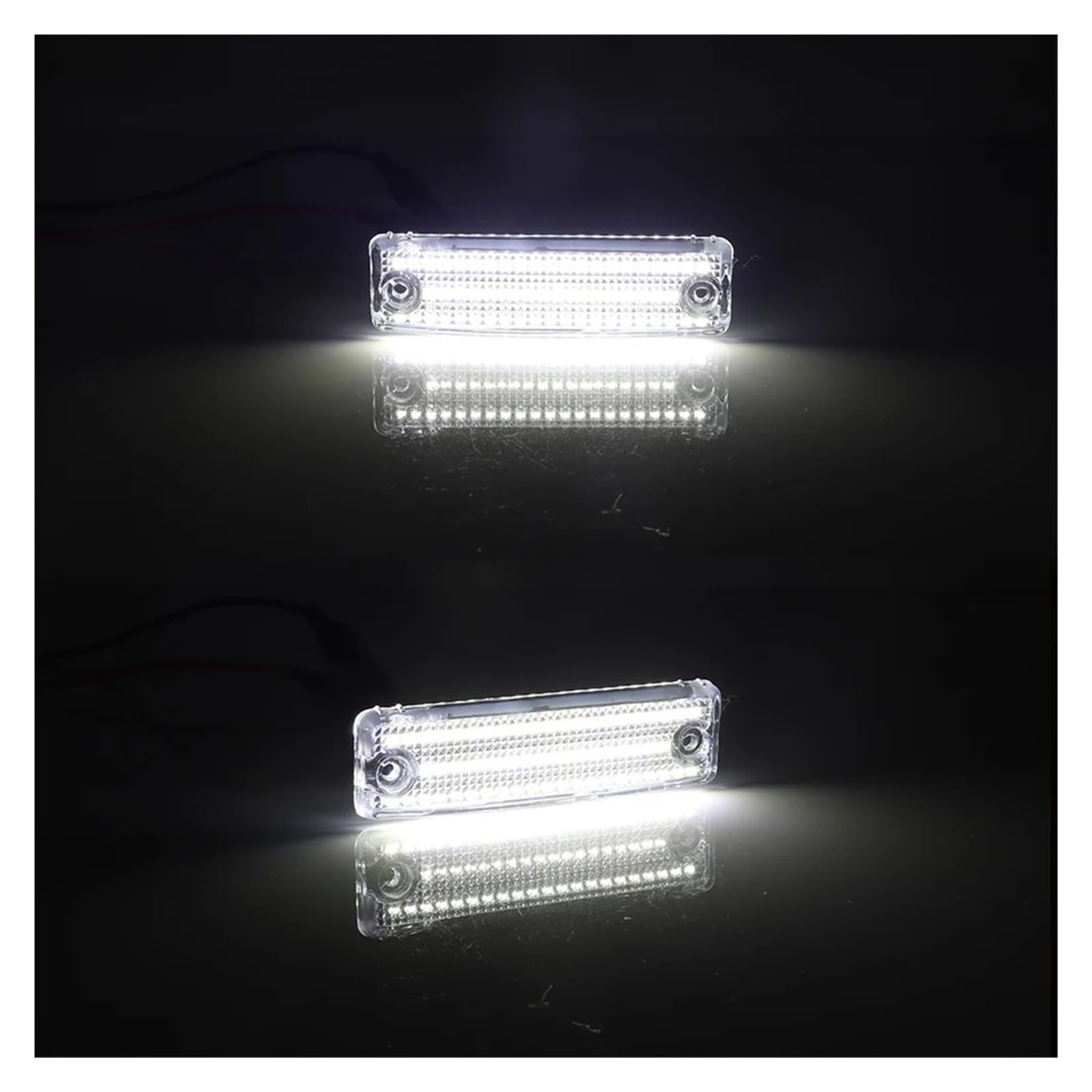 Conjunto Luz Matrícula Para Toyota Para Sienna Para 4Runner Para Sequoia Corona Para Land Para Cruiser Para Prado 150 Luces LED Blancas Para Matrícula Coche