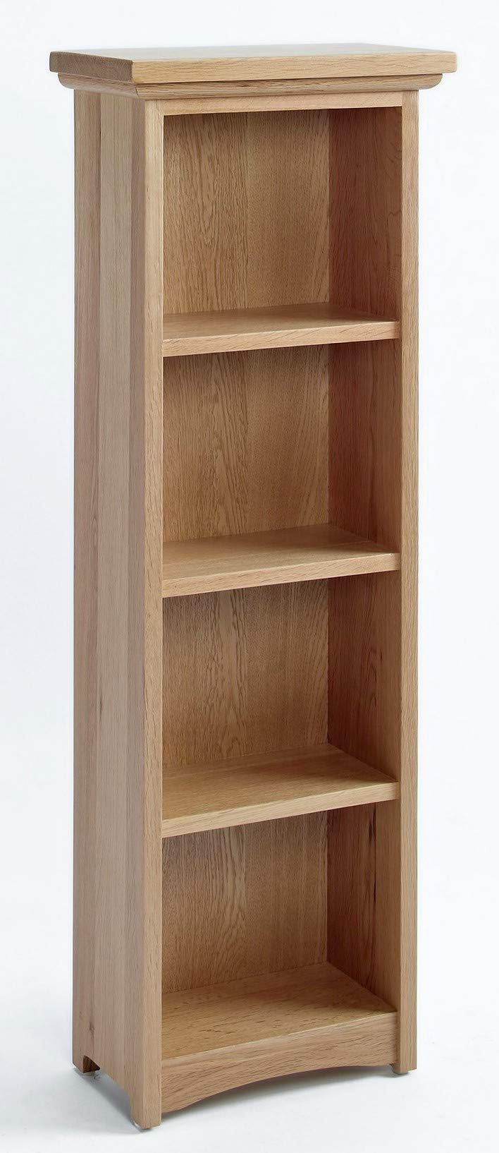Buy Hallowood Camberley Media Storage Shelf Rack in Light Oak Finish