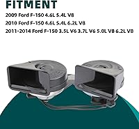 Vista 2 de MITZONE Conjunto de bocina con soporte compatible con Ford F-150 2009-2014 Reemplazar 9L3Z-13832-A