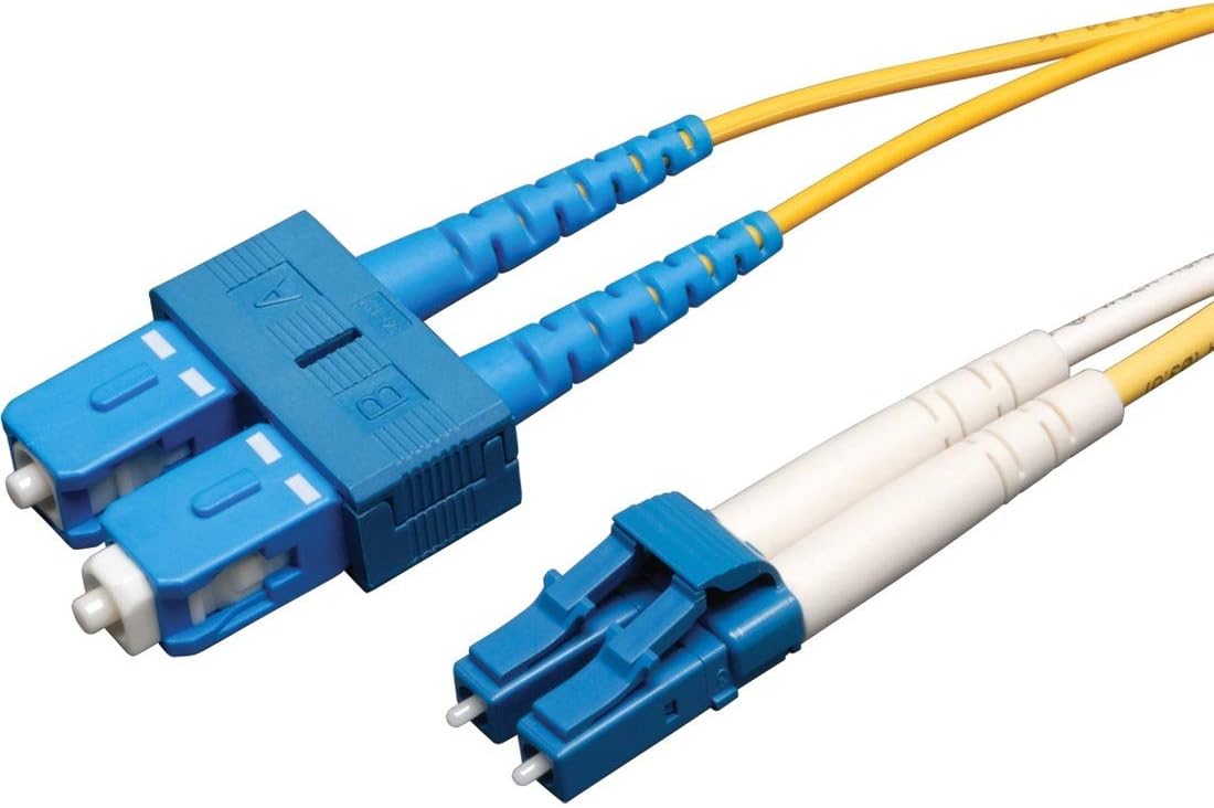 Tripp Lite 30M Duplex Singlemode SSF 9/125 Fiber Patch Cable (LC/SC) 100' (N366-30M)