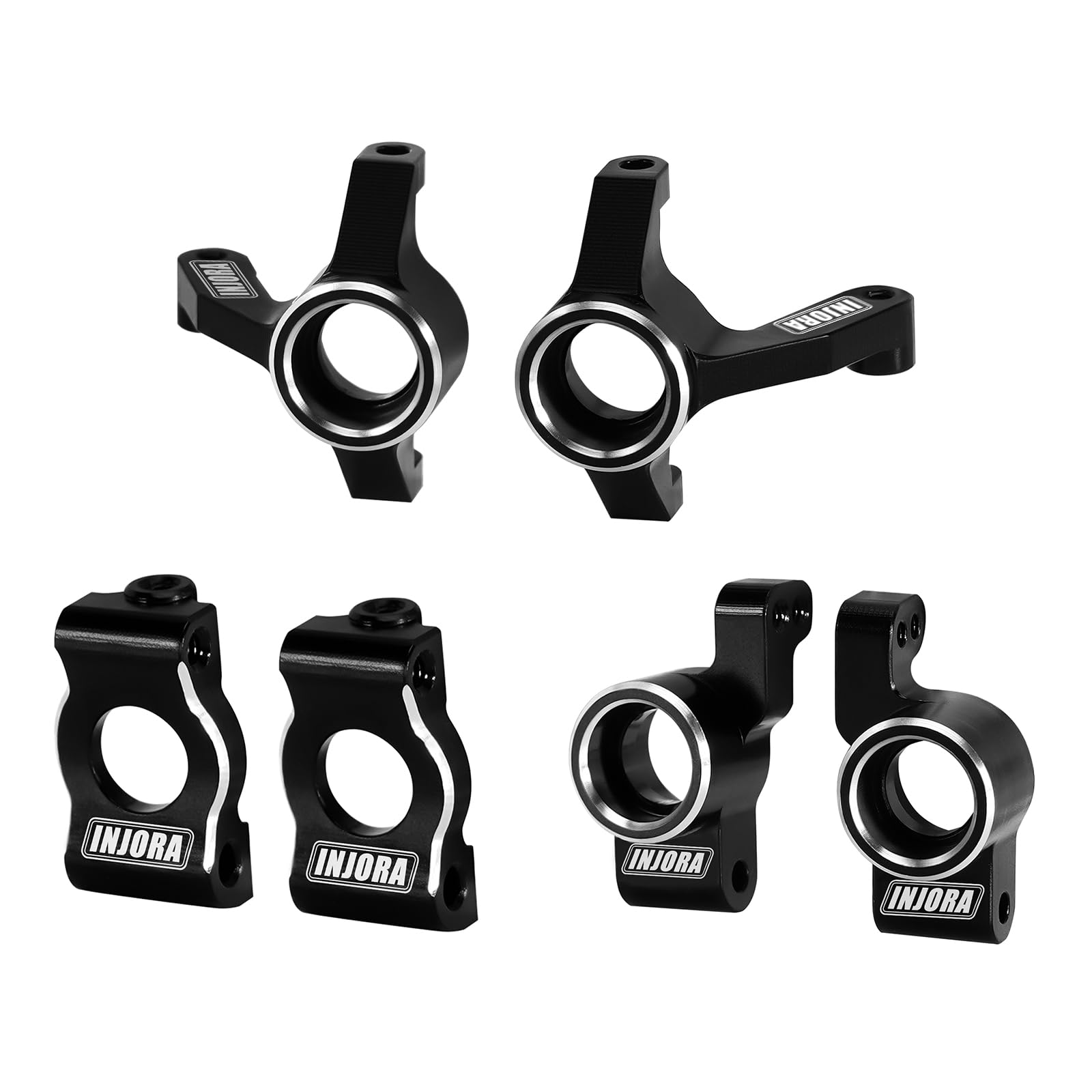 Amazon.com: INJORA Aluminum Front Steering Knuckles, Caster Blocks