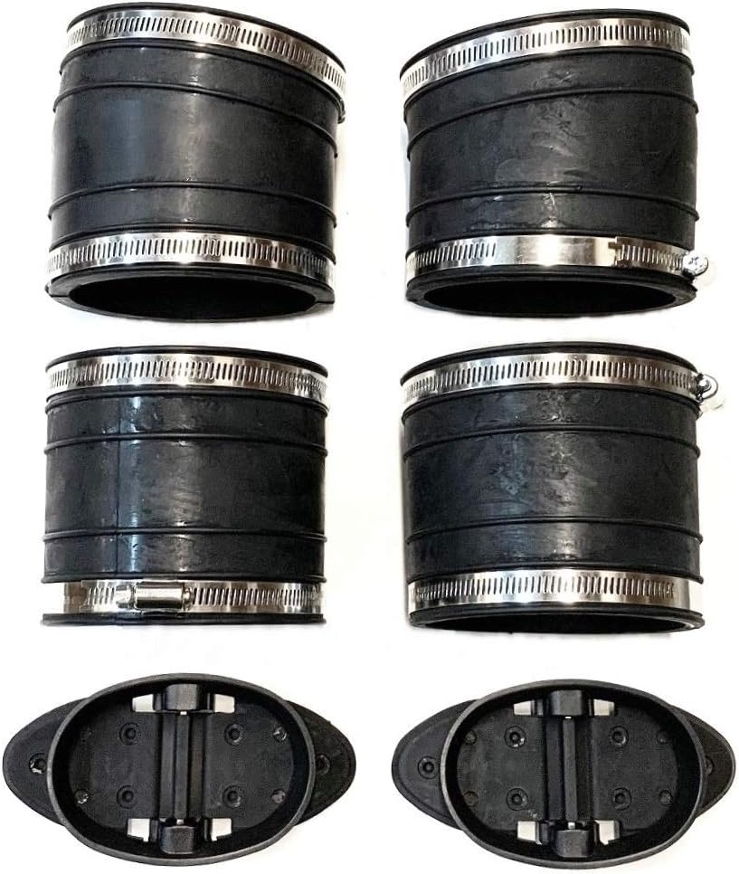 MerCruiser Exhaust Y-pipe Kit 1982-96, 807166A3 Hose Bellows 32-14358T 32-44348T
