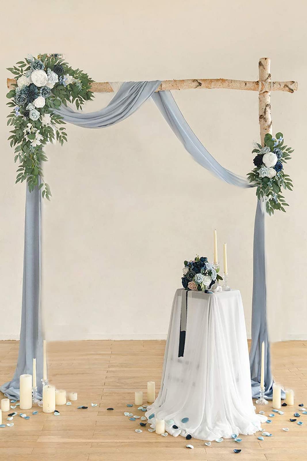 Kit di fiori ad arco for matrimonio artificiale, ghirlande, (confezione da 5) - 2 pezzi di composizione