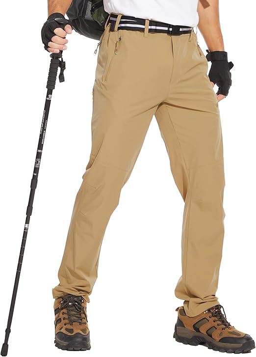 NOUKOW Men's Outdoor Hiking Pants Quick Dry Lightweight