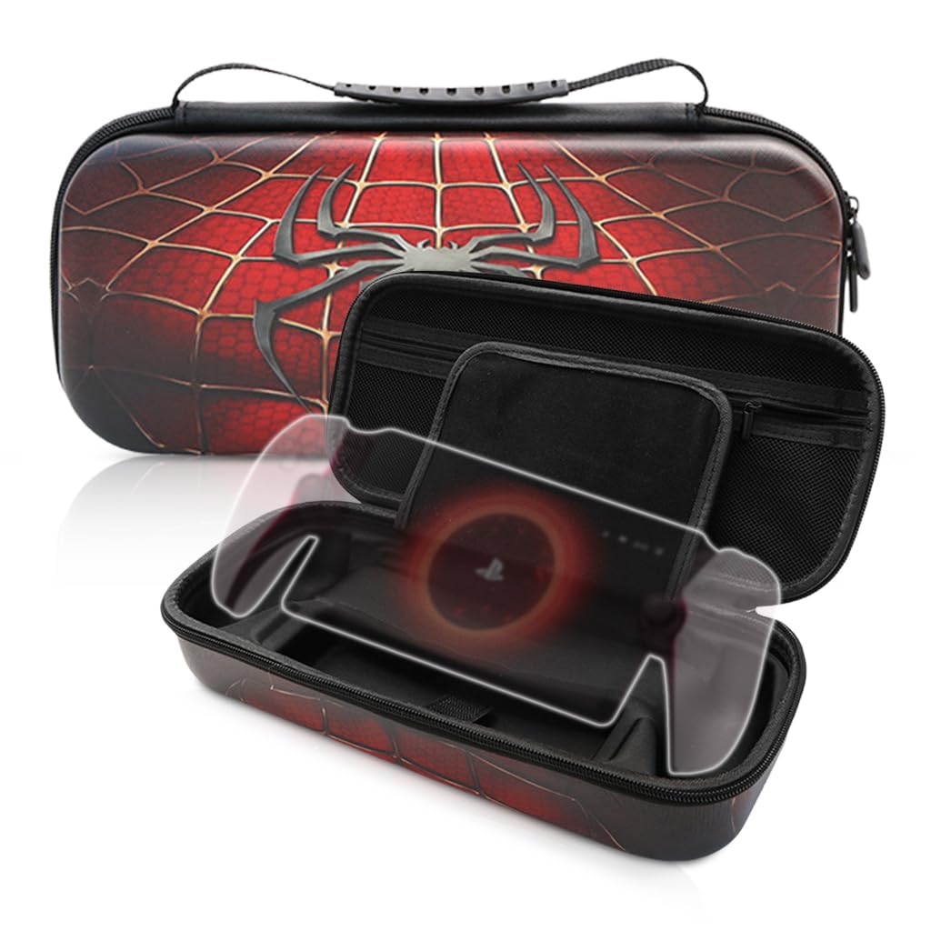 HASTHIP Carrying Case for Playstation Portal Remote Player,Hard PS Portal Case with Spare Parts Storage,EVA Shockproof Protective Handheld Travel Bag for Playstation 5 Portal,PS Portal Accessories.