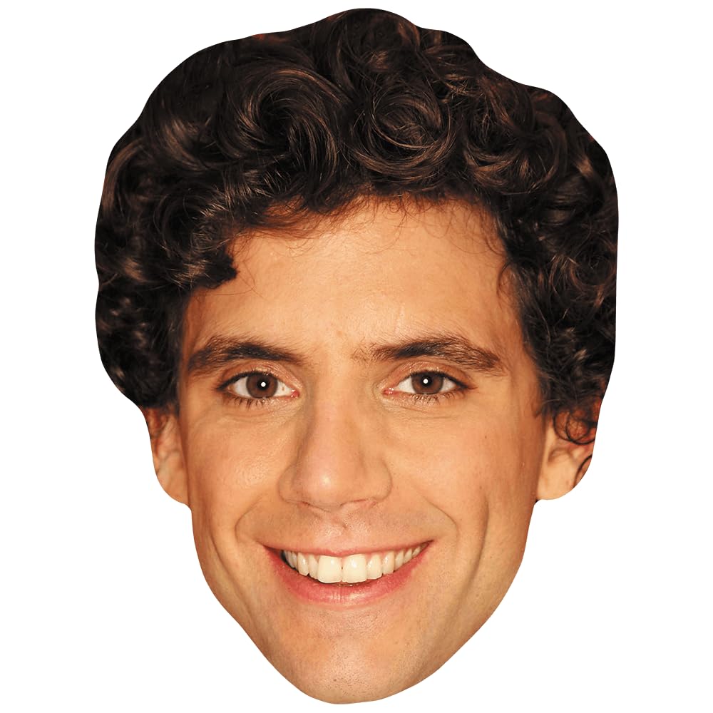 Celebrity Cutouts Lifelike Michael Holbrook Penniman Jr. (Smile) Celebrity Mask, Flat Card Face, Fancy Dress Mask