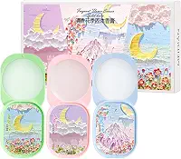 Pakivs Conjunto de 3 peças de bálsamo de perfume sólido, bálsamo de bolso portátil perfeito para uso em viagens, perfume de fragrância natural para mulheres e meninas