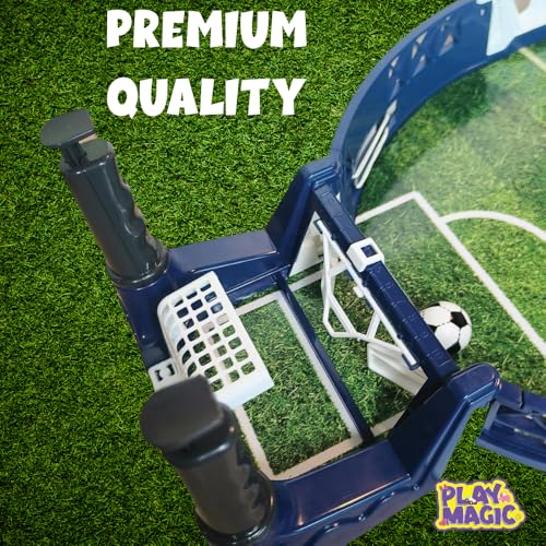 PlayMagic Mini Tabletop Football Board for Kids | Indoor 2-Player Foosball Toy | Desktop Pinball Soccer for Preschoolers & Adults | Interactive Family – 58 x 27 x 13 cm - Image 3 thumbnail