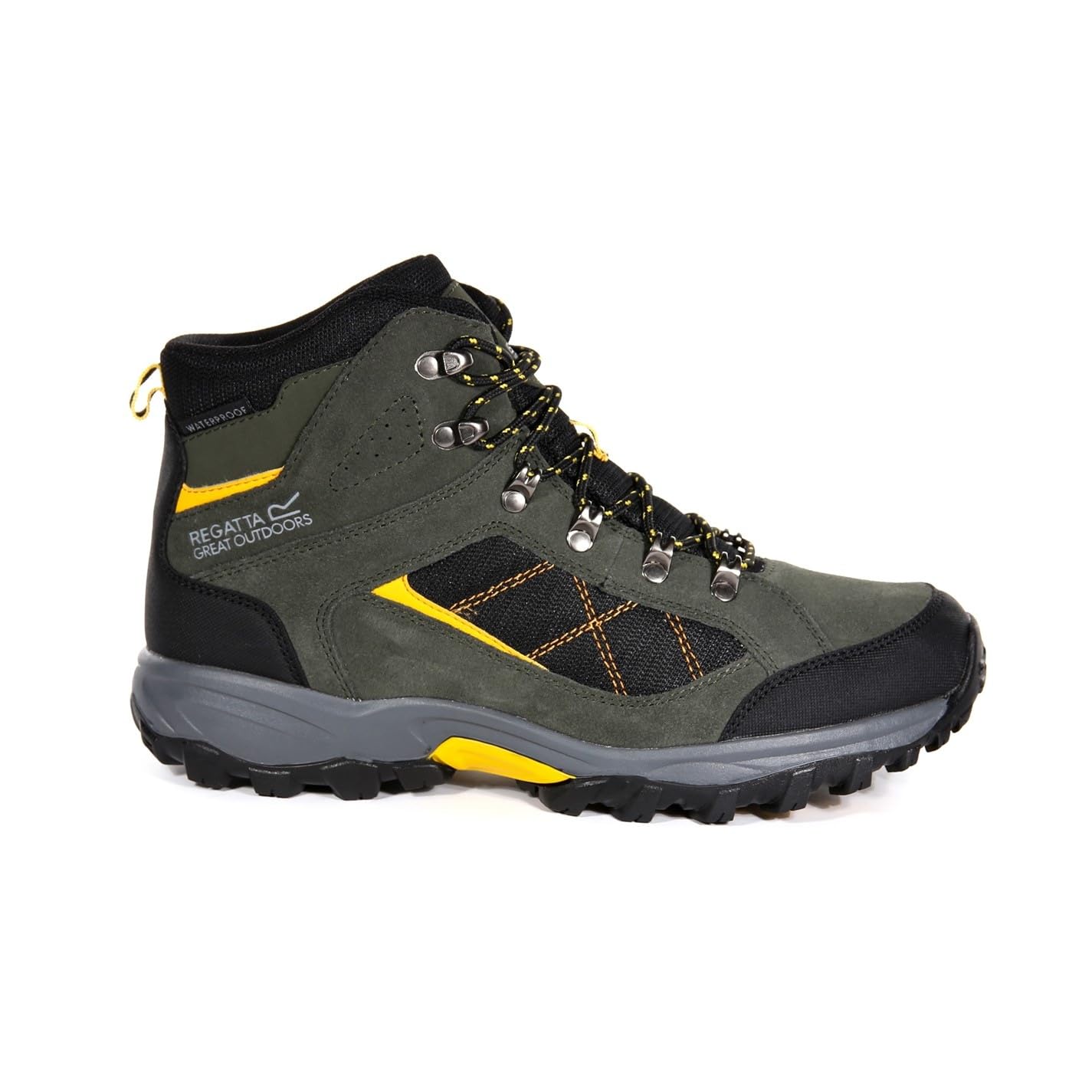Regatta Mens Clydebank DkKhaki/Gold EU41/UK7