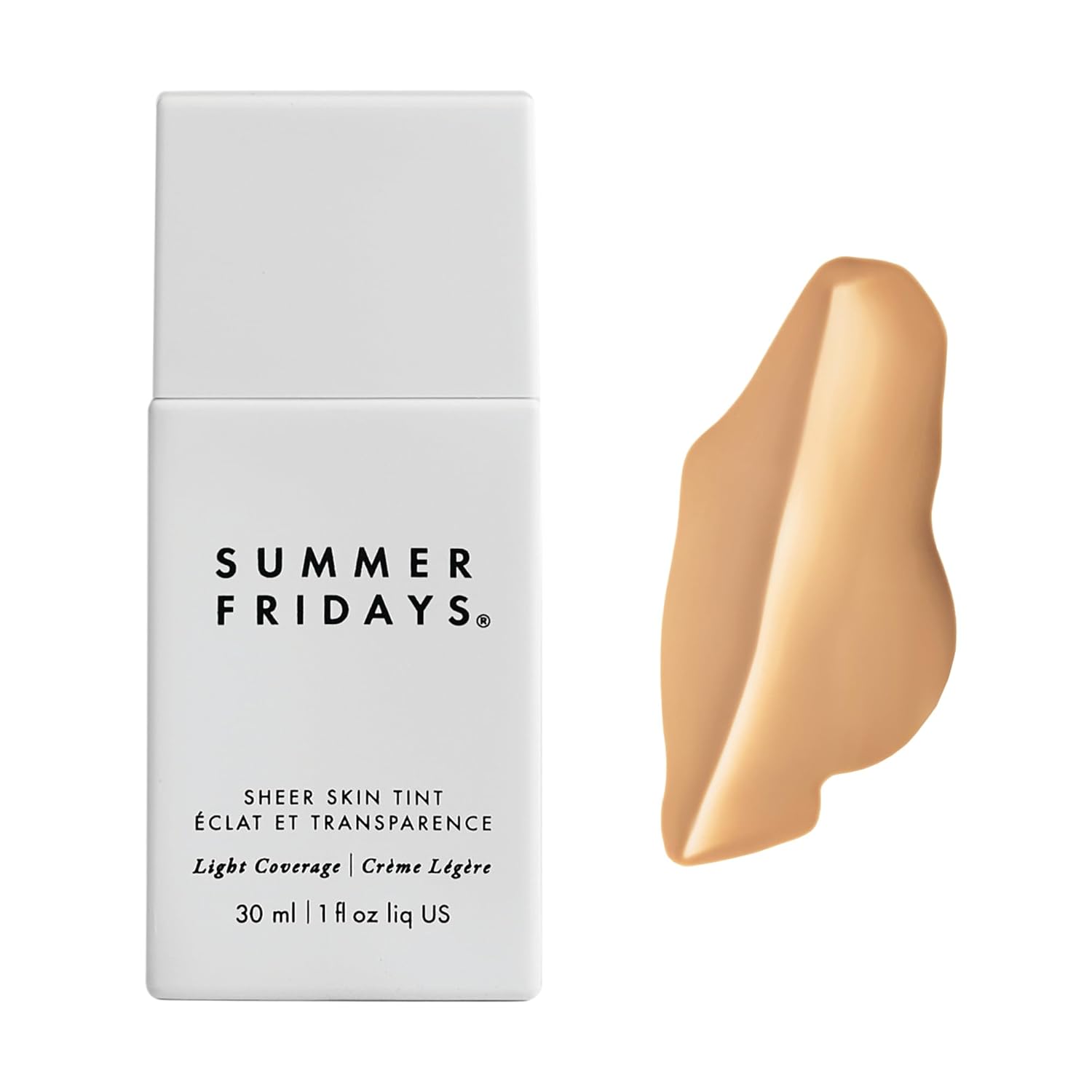 Summer Fridays Sheer Skin Tint - Light-Medium (Shade 4) with Hyaluronic