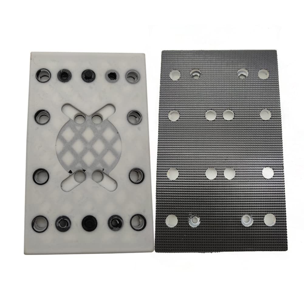 DAZZLEEX Tampone abrasivo 130X80Mm Pad 12 Fori Sostituzione Piastra di Backup per Rts 400 Req