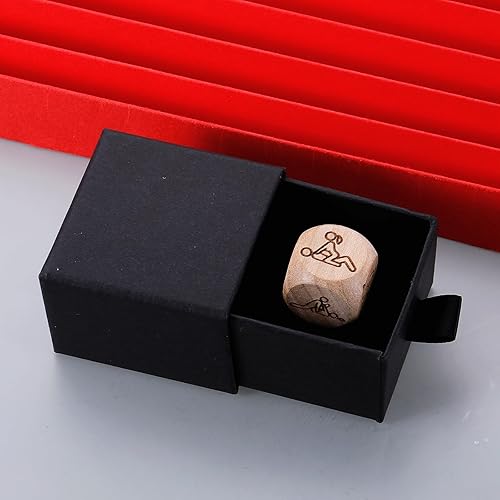 Miniatura 7 de Ideas para citas nocturnas para parejas, regalos para marido, esposa, aniversario, regalos de boda para mujeres y hombres, dados de madera para