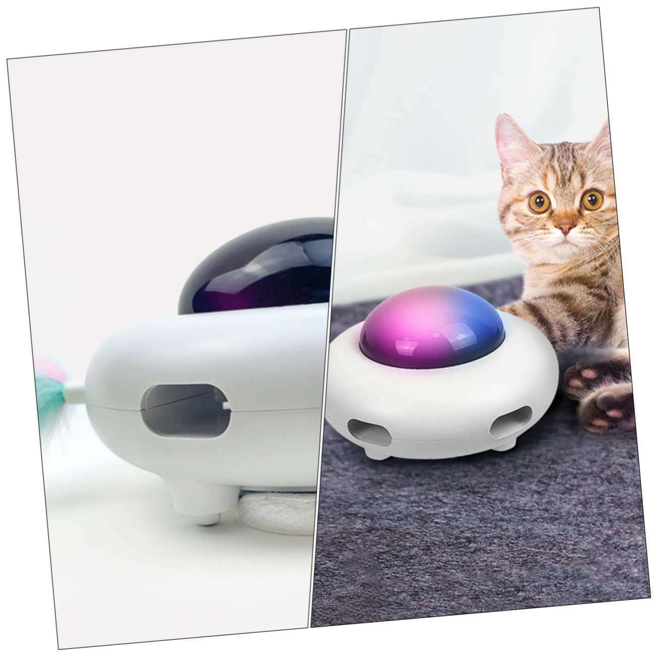Yardwe Katzenspielzeug Für Den Innenbereich Automatisches Spielzeug Feine Verarbeitung Für Aufregendes Spielen