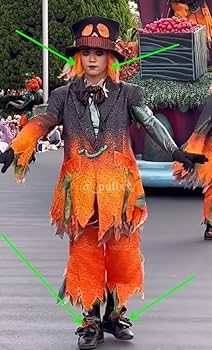 ディズニー スプーキーBoo！パレード かぼちゃ黒 女性ダンサー