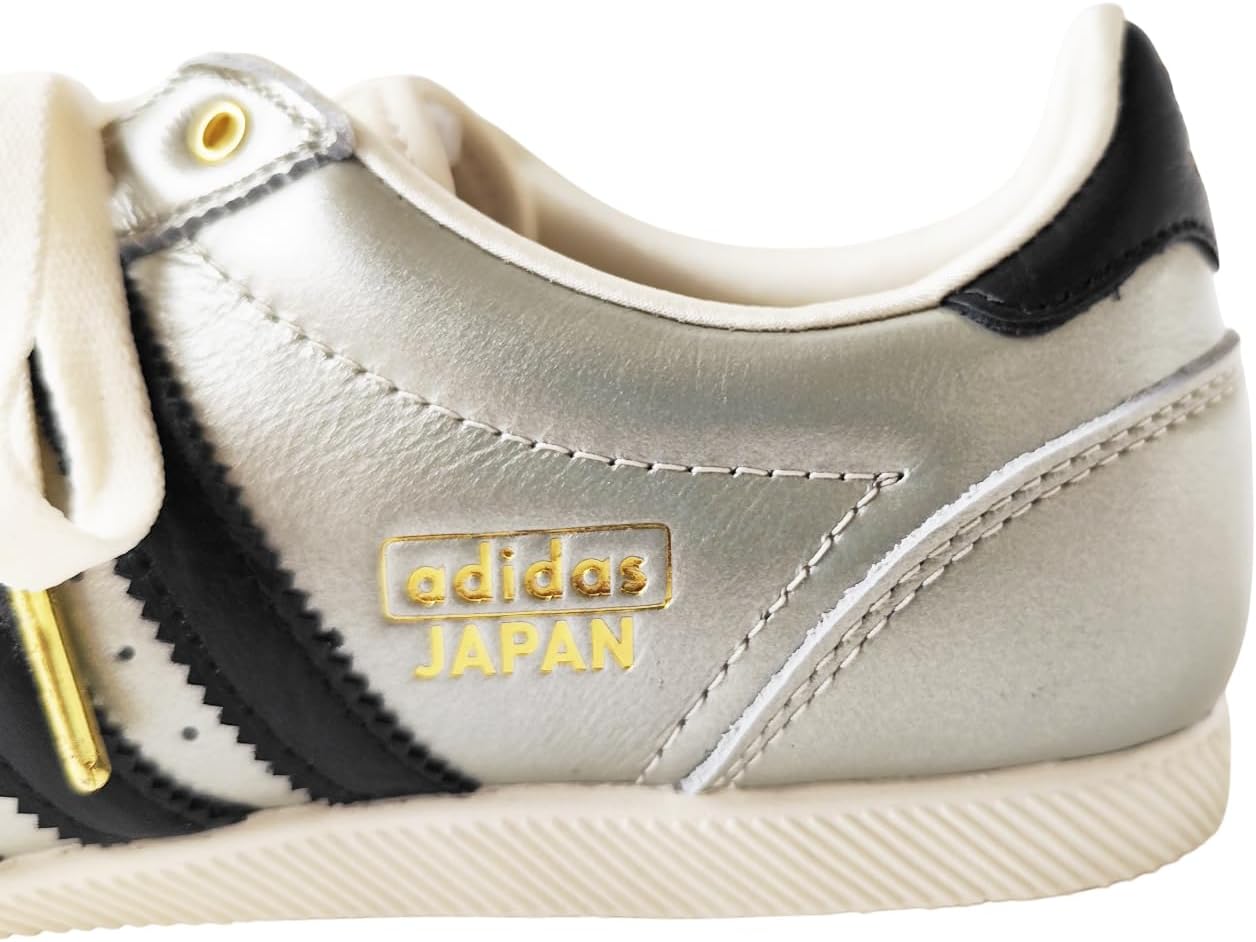 adidas Japan Women's Shoes, Silver/Core Black/Cream White, Size 6