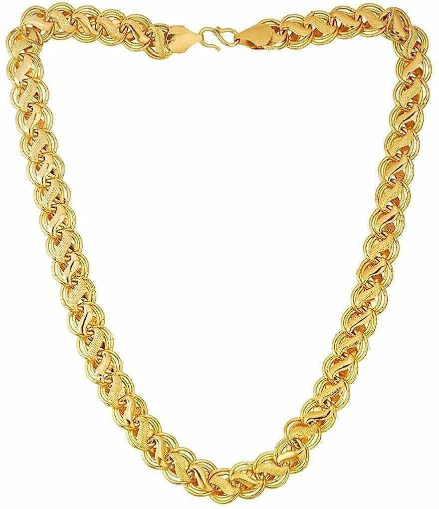 Soni Jewellery Gold Plated Stainless Steel Chain For Boys and Man (B0C2V26ZQ9) Amazon Price History, Amazon Price Tracker