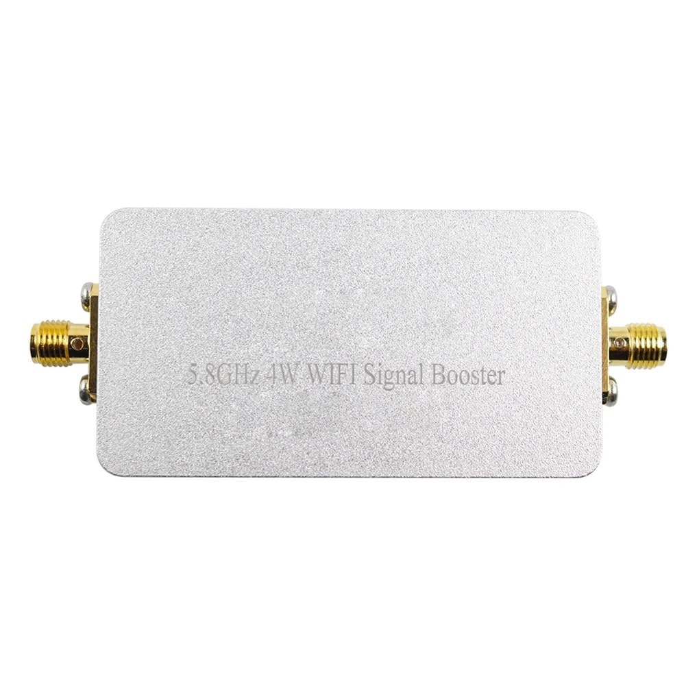 Amplificador de Señal WiFi Booster 2.4GHz 4W Plug & Play con Antena Desmontable, Extensor de Rango de Señal para Router de Dron, Enchufe EU.