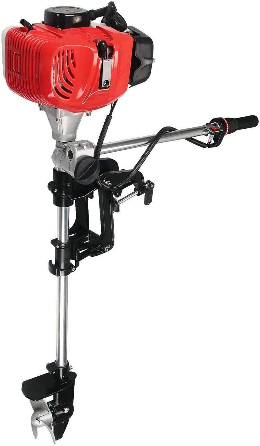 Richo 2Stroke 3.6HP 52cc Heavy Duty Outboard Motor Boat Engine w/Water Cooling System