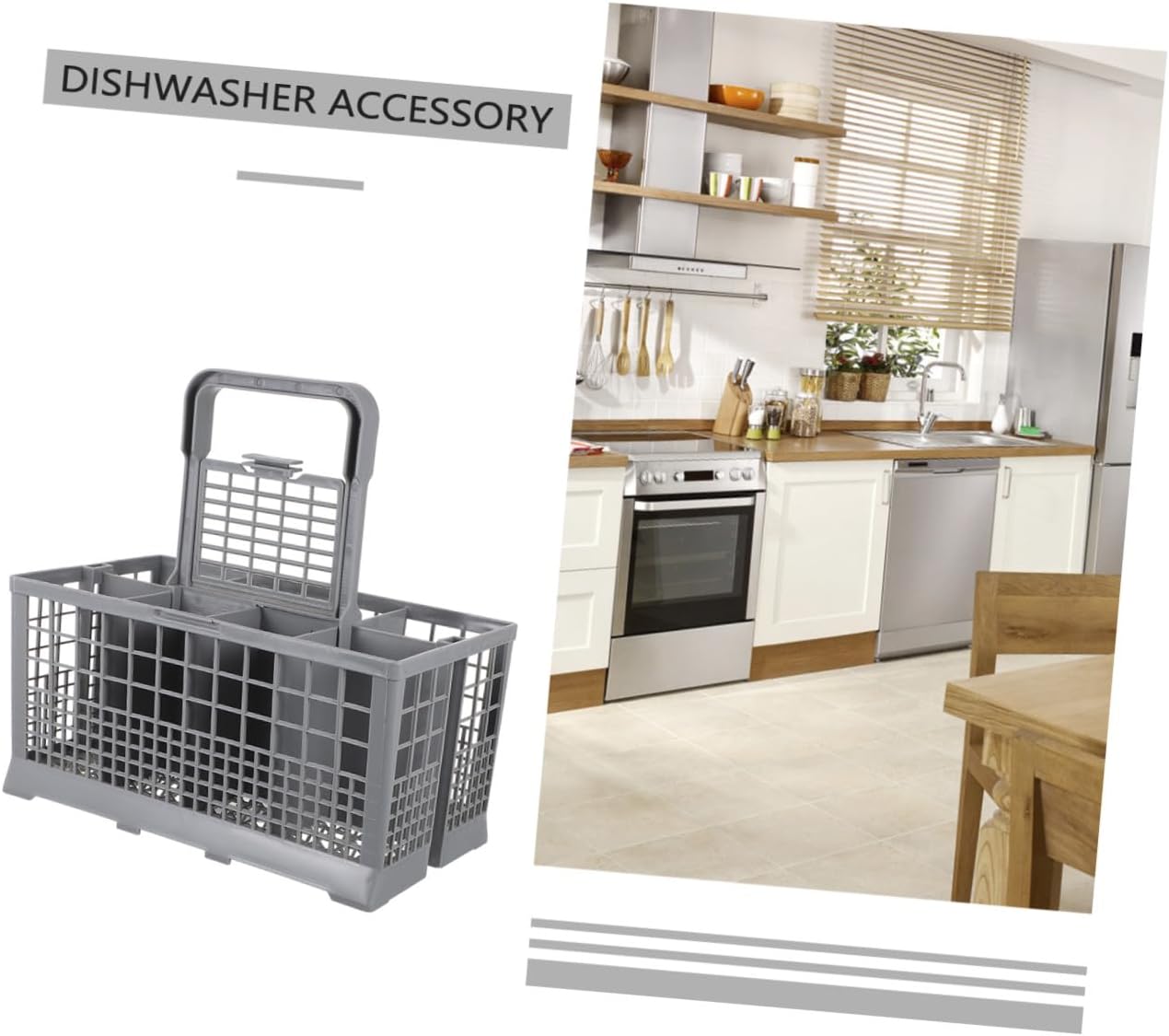 Universal Dishwasher Cutlery Rack Tableware Draining Basket ABS