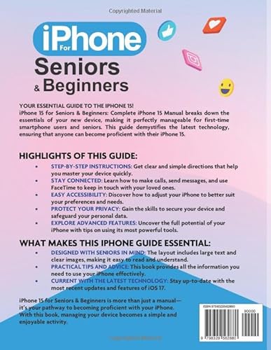 Independently Published Fox, Archer Iphone 15 For Seniors & Beginners: Complete Iphone 15 Manual, An Easy-To-Follow Illustrated Iphone Guide For Non-Tech-Savvy To Master The Features Of Ios With Confidence thumb #1