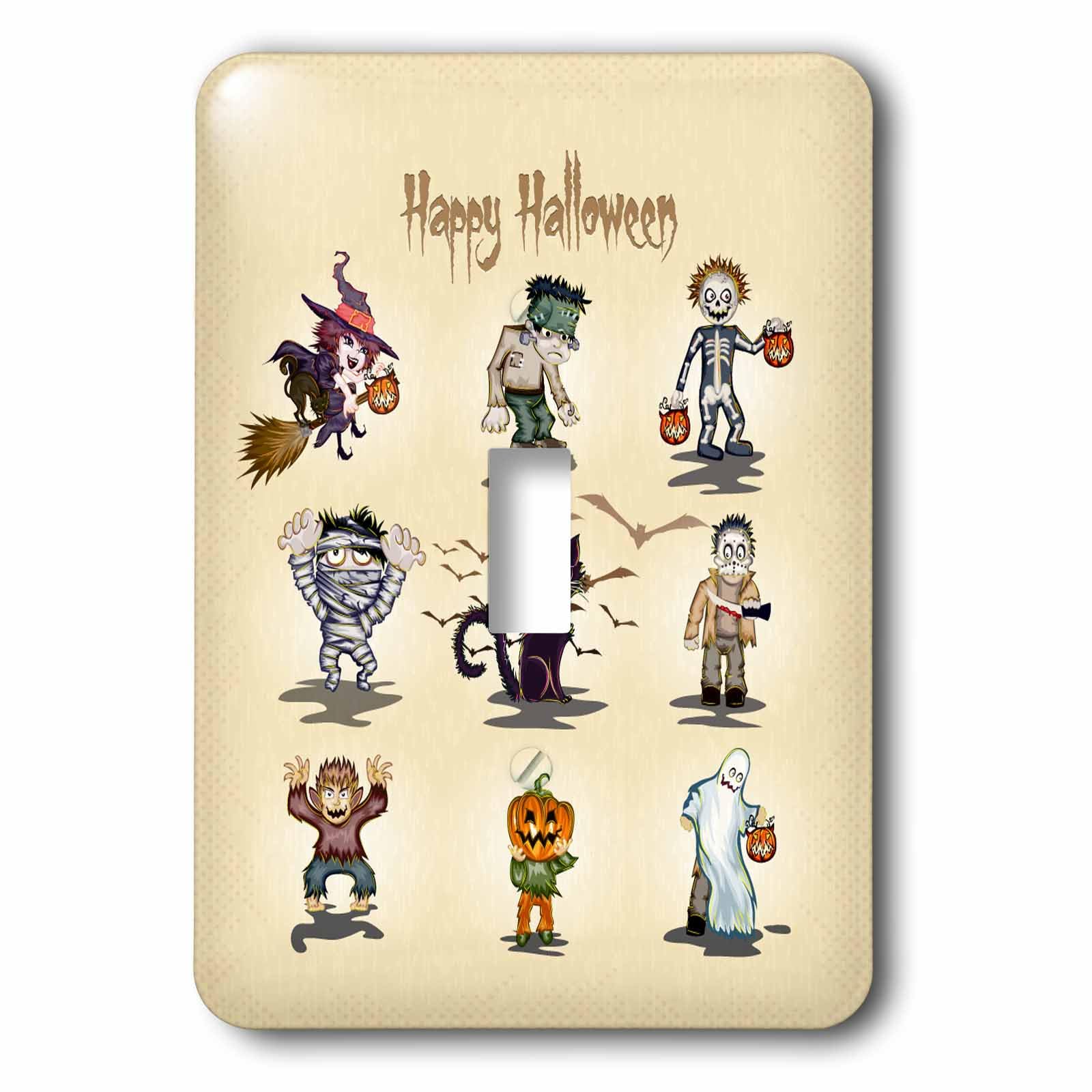 Interruptor de palanca simple de Halloween para decorar habitaciones infantiles y salones oscuros