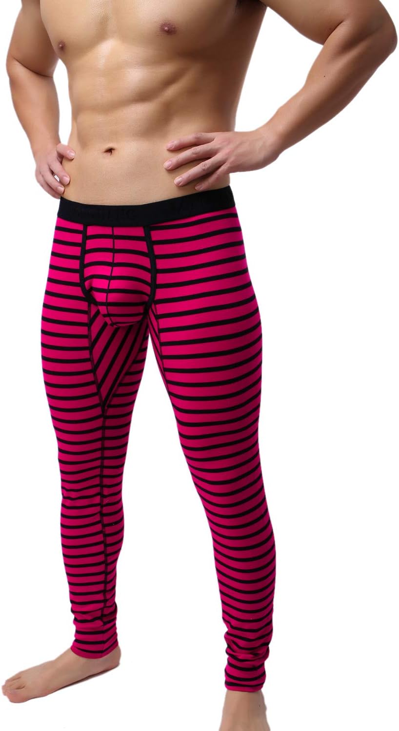 Men’s Cotton Pouch Underwear Long Johns Thermal Pants Bottoms Leggings - Image 2