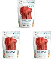 Vista 10 de Preserve - 11101 Preserve - Juego de cubiertos de cocina, 24 unidades, color verde manzana