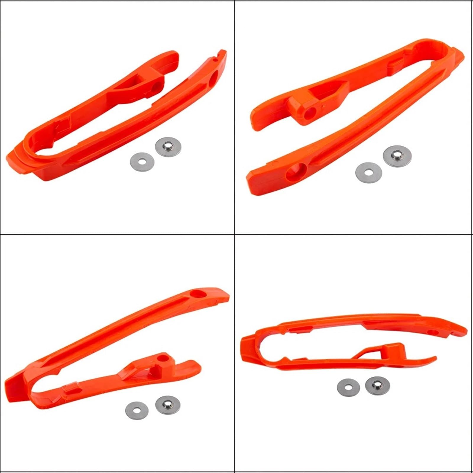 ochraniacz wahacza Pasuje do 125 SX XC 2012-22 250 350 450 2011-22 450SMR 2014-22 łańcuch motocyklowy suwak ochrona wahacza(Orange Set A)