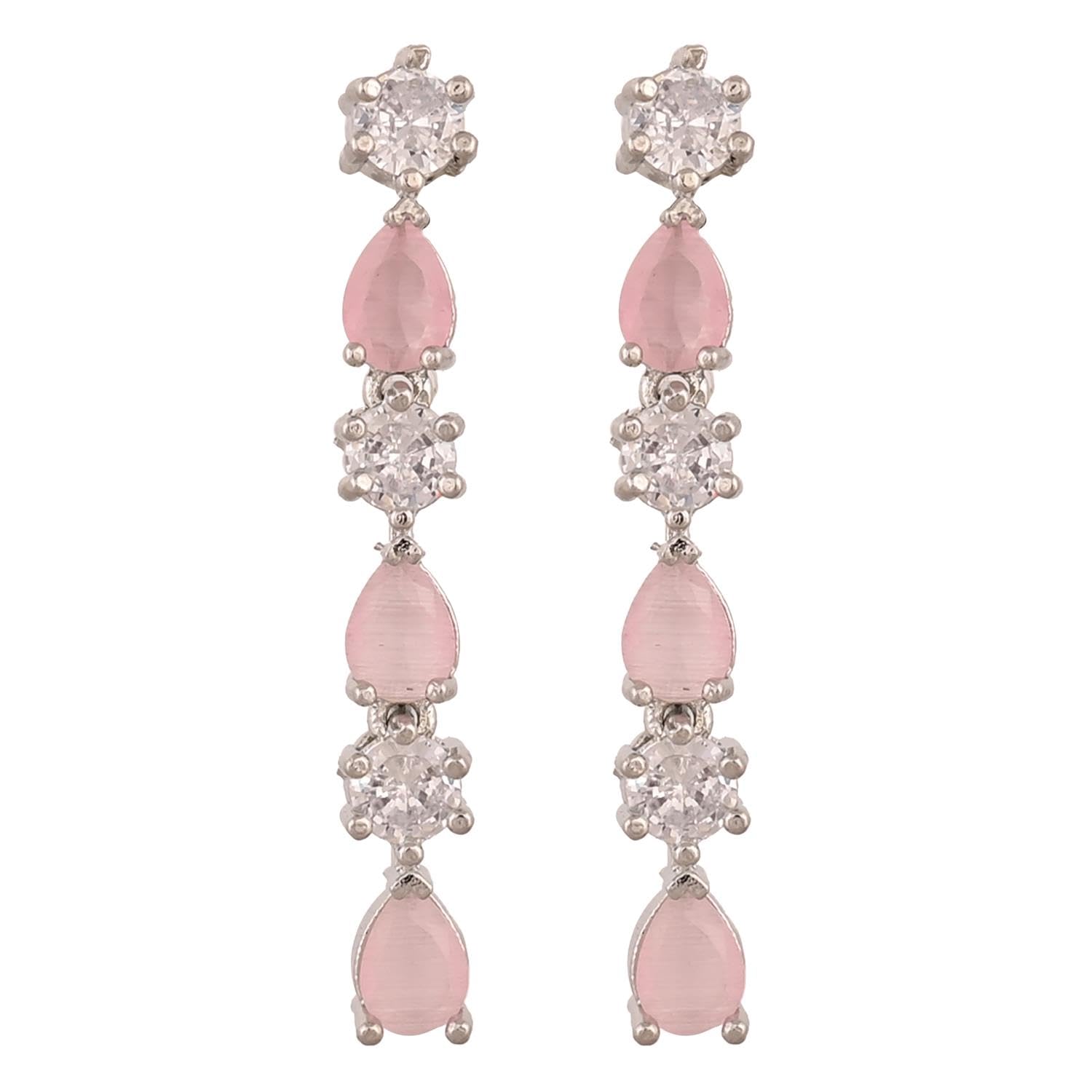 See full amazon price history chart for Ratnavali Jewels Brass Silver Plated White American Diamond Stone Dangle Drop Stylish Fashion Earrings For Women Girls Ratnavali Jewels Brass Silver Plated White American Diamond Stone Dangle Drop Stylish Fashion Earrings For Women Girls (B0CBCMNFB4) Amazon Price History, Amazon Price Tracker