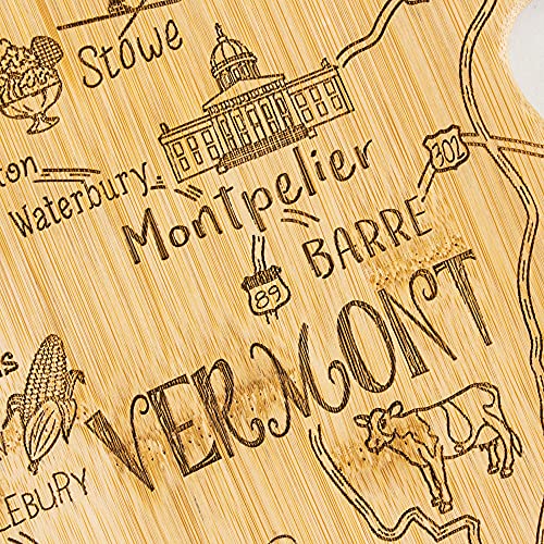 Tabla de cortar con forma del estado de Vermont miniatura 5