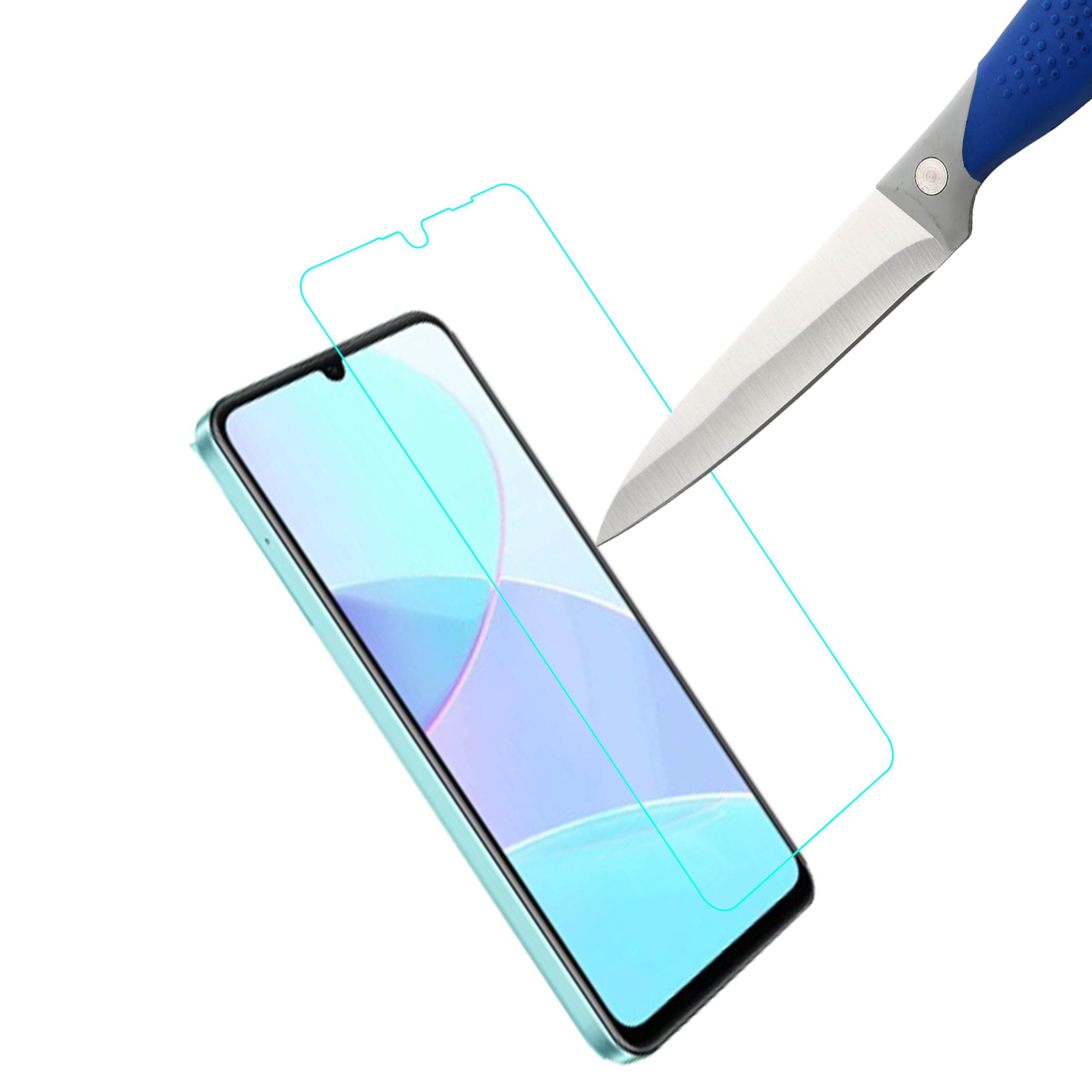 Mr.Shield Pellicola Protettiva per ZTE Blade A52 Vetro Temperato [9H Durezza] [3 Pezzi] Protezione Schermo Senza Bolle