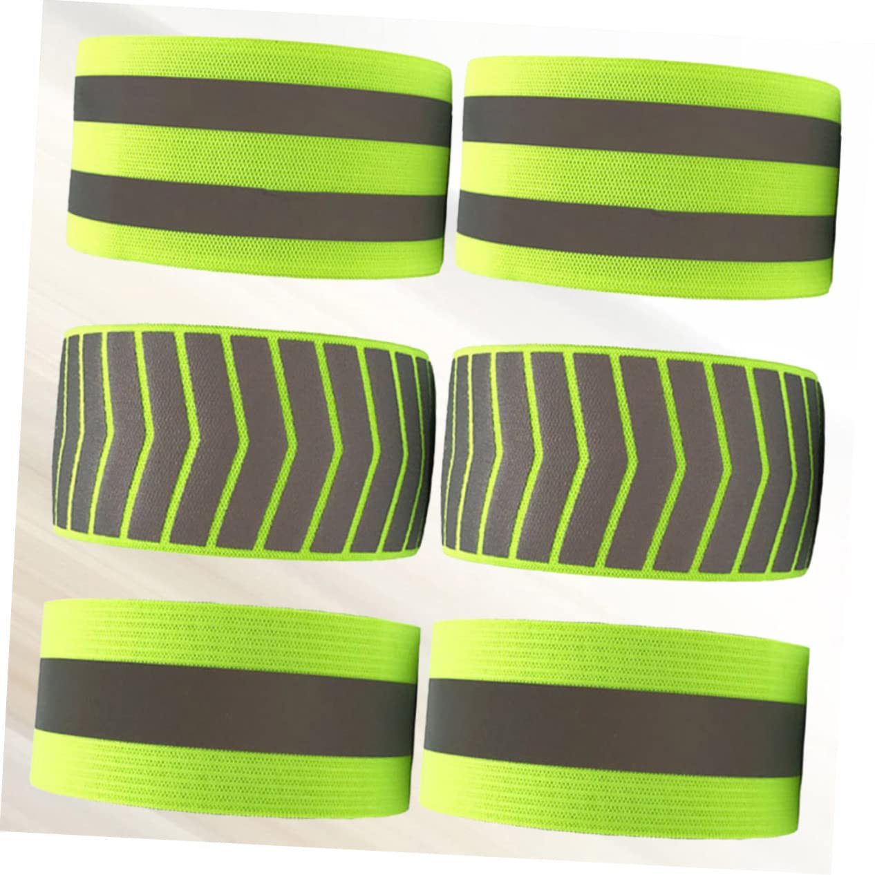 Sosoport 18pezzi Braccialetti Riflettenti Fluorescenti per per attività Notturne e Escursionismo Elasticizzati e Visibili per e