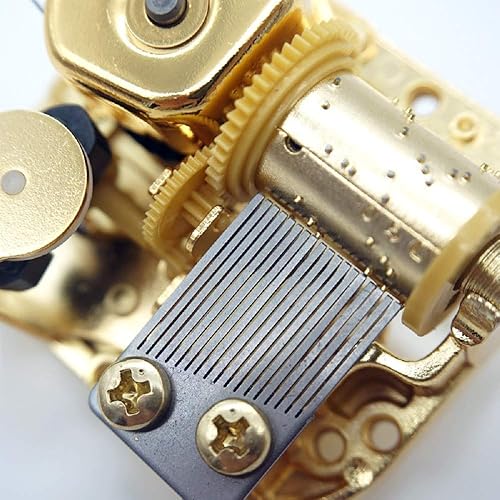Miniatura 5 de Once upom a December Musical Movement for DIY Music Box Sankyo Wind Up Movimiento musical de 18 notas chapado en oro mecanismo de reloj para caja