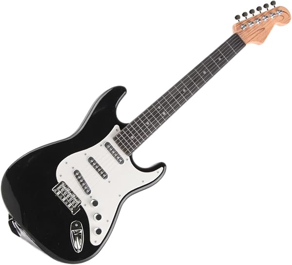 Generic Kids Electric Guitar Toy Creative Mini Instrument Kids Guitar for Music Exploration for Boy Girl (Red) - 2