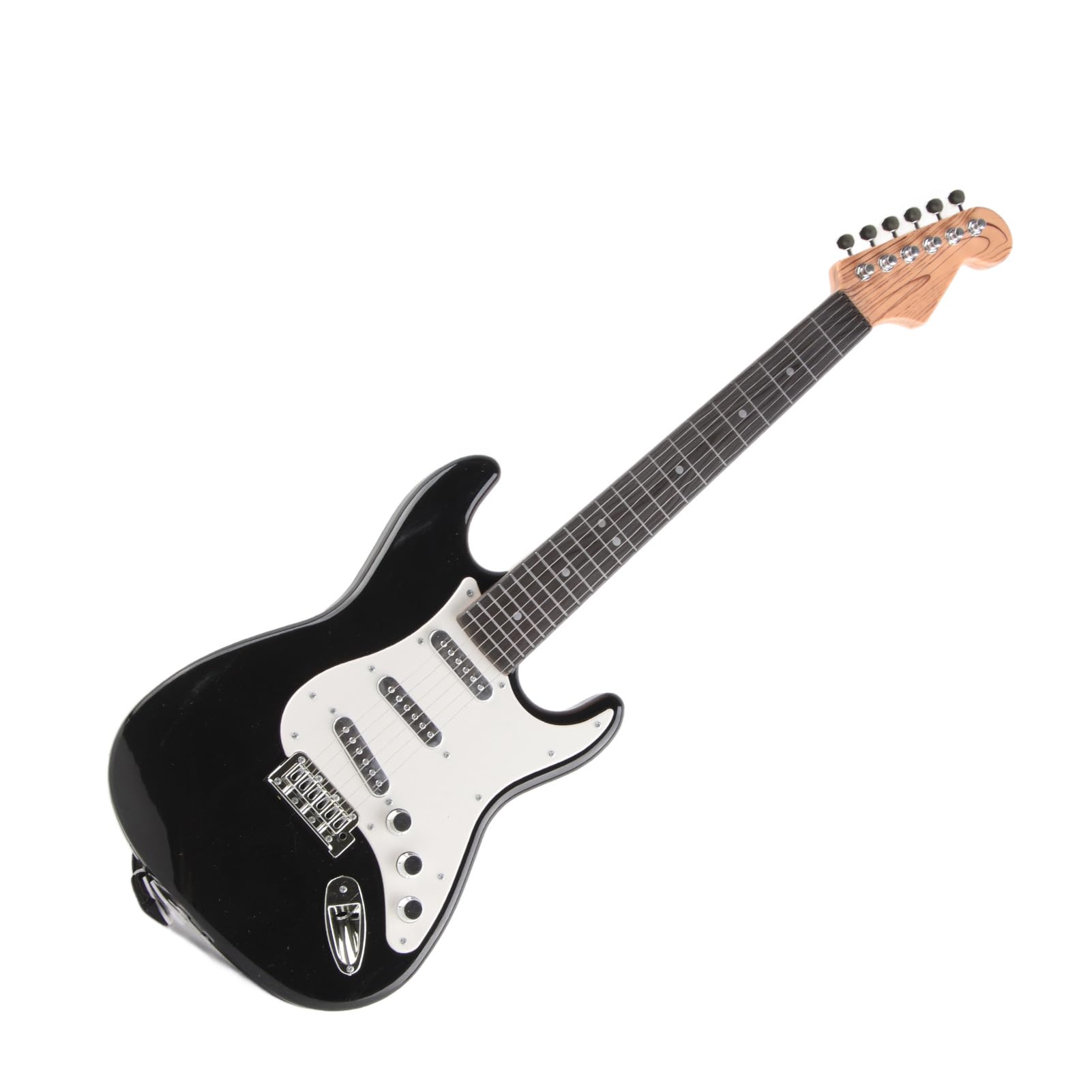 TOPINCN Giocattolo per Chitarra Elettrica per Bambini Esperienza Musicale Multifunzionale Design Leggero e Portatile per Giovani Musicisti 1 Pezzo (BLACK)
