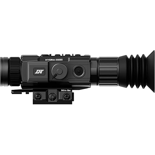 DNT Optics Hydra-LRF Multi-Function Thermal Scope with Laser Rangefinder and Ballistic Calculator - Standalone Scope, Clip-On, Handheld Monocular