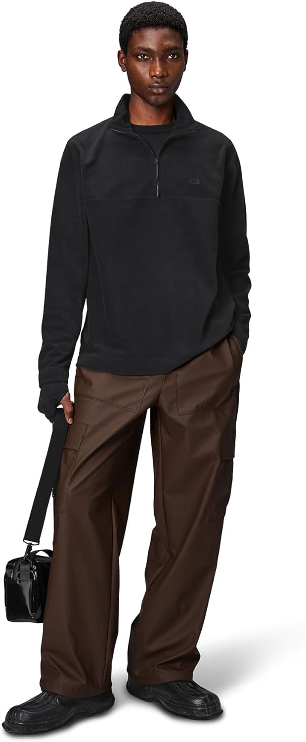 RAINS Addis Fleece Half Zip Lightweight Microfleece Unisex, Stand Up Collar, Versatile Indoor Outdoor Comfort