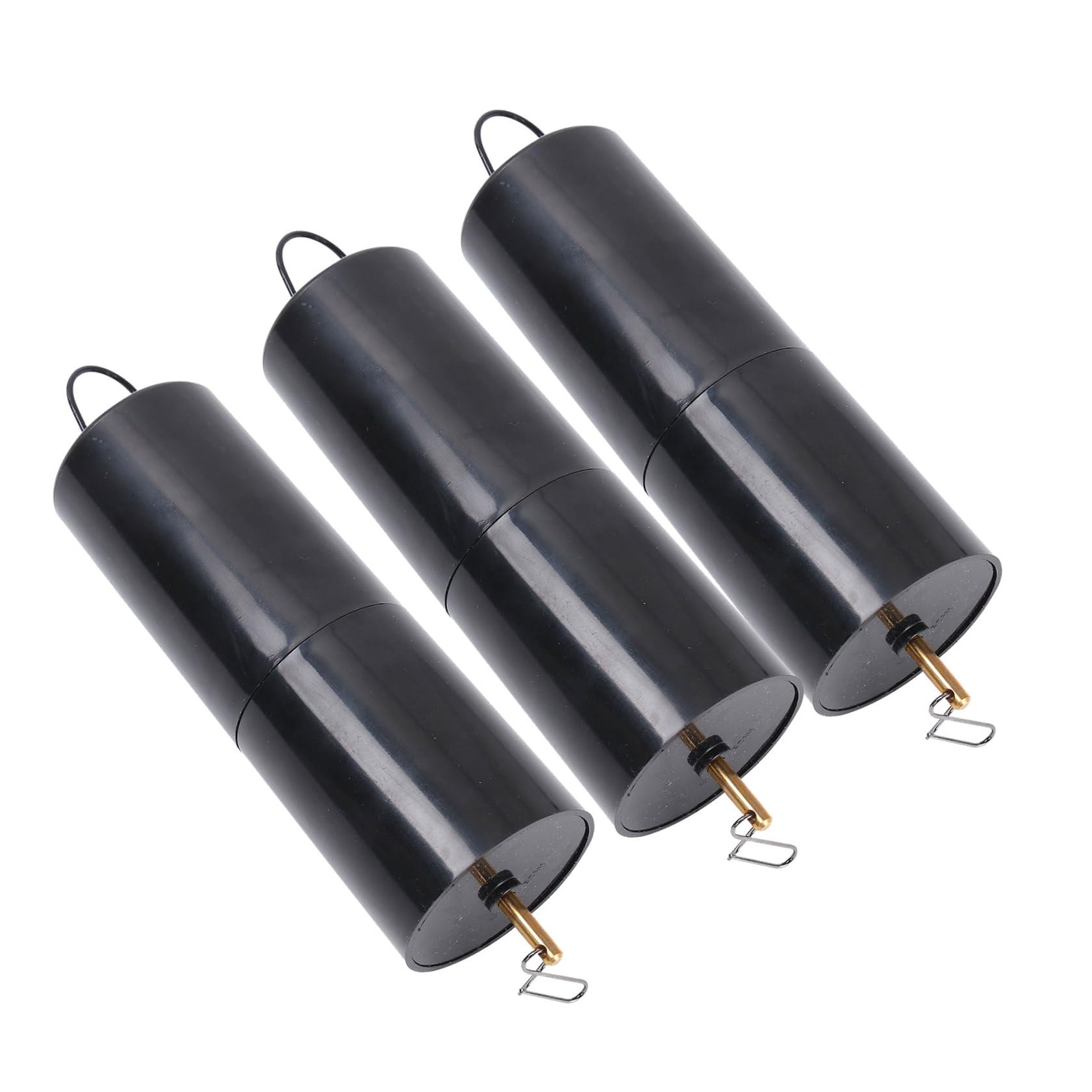 Moteurs électriques crochet pivotant suspendus noirs lot de 3 plastique robuste