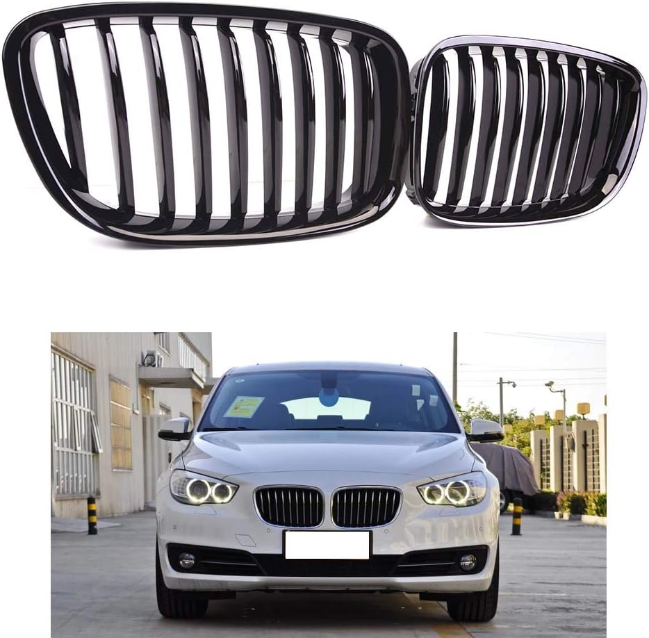 Qitian Glossy Black Front Hood Kidney Grille Grill Fit For 5 Series GT F07 4 Door Sedan
