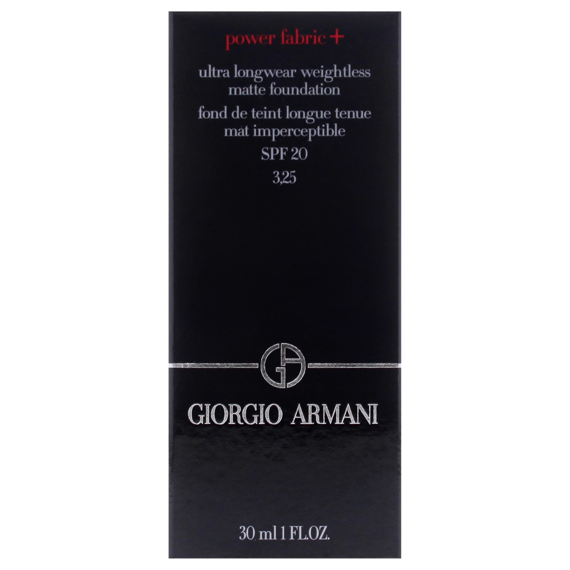 Giorgio Armani, Power Fabric+ Foundation Nr.3.25, 30 ml.