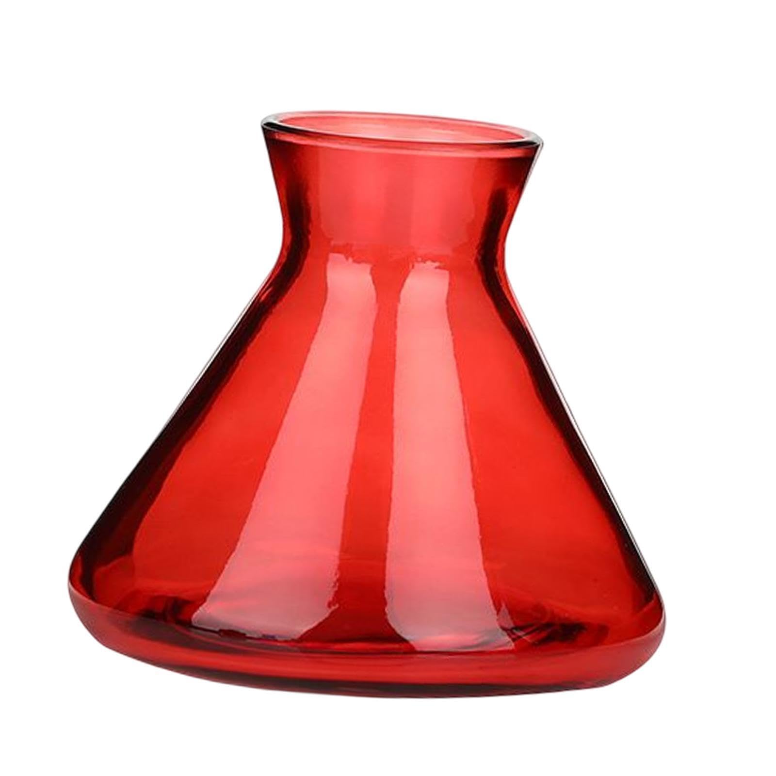 PIXZCSA Hanging Decorative Gadget Vase Add Charm And Fragrance To Space Ornament Bottle Diffuser Pendant Essential Oil Essences, Red, M