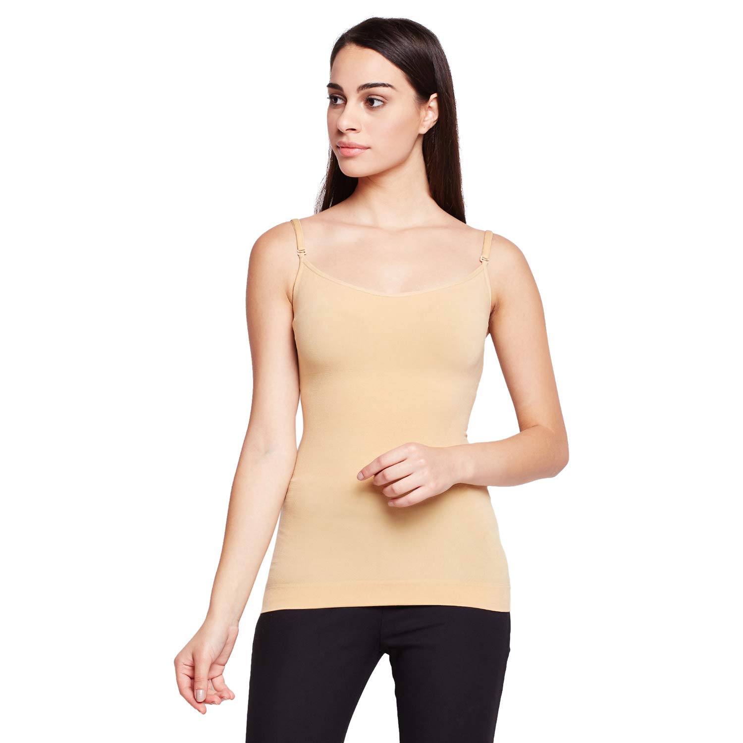 bodycare Women's Cotton Blend Pack Of 1 Casual Style Tummy Shaper Spaghetti Strap Camisole-picture-26