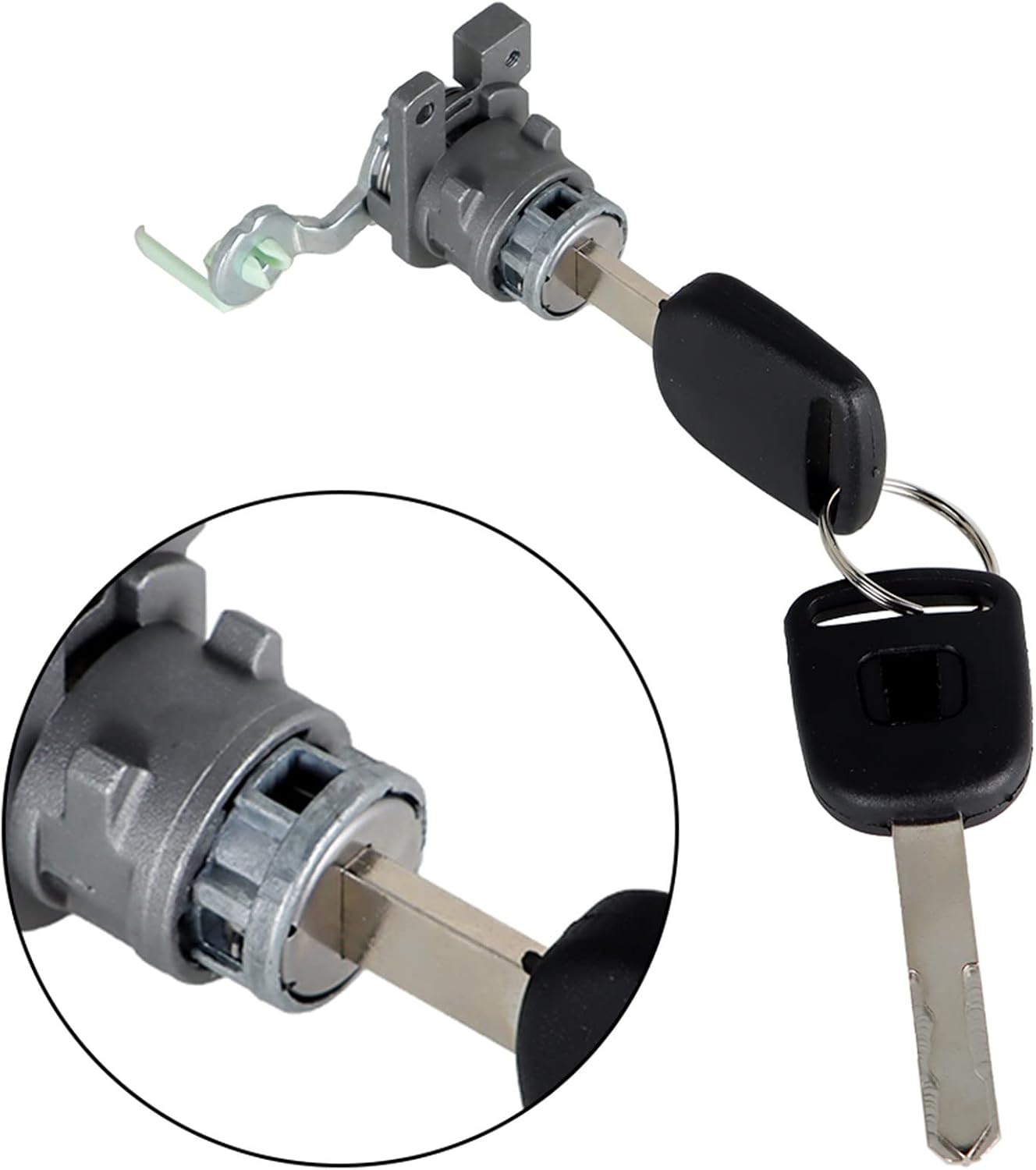 Silscvtt 72181-SDA-A11 Left Driver Door Lock Cylinder Replacement for 2003-2007 Honda Accord