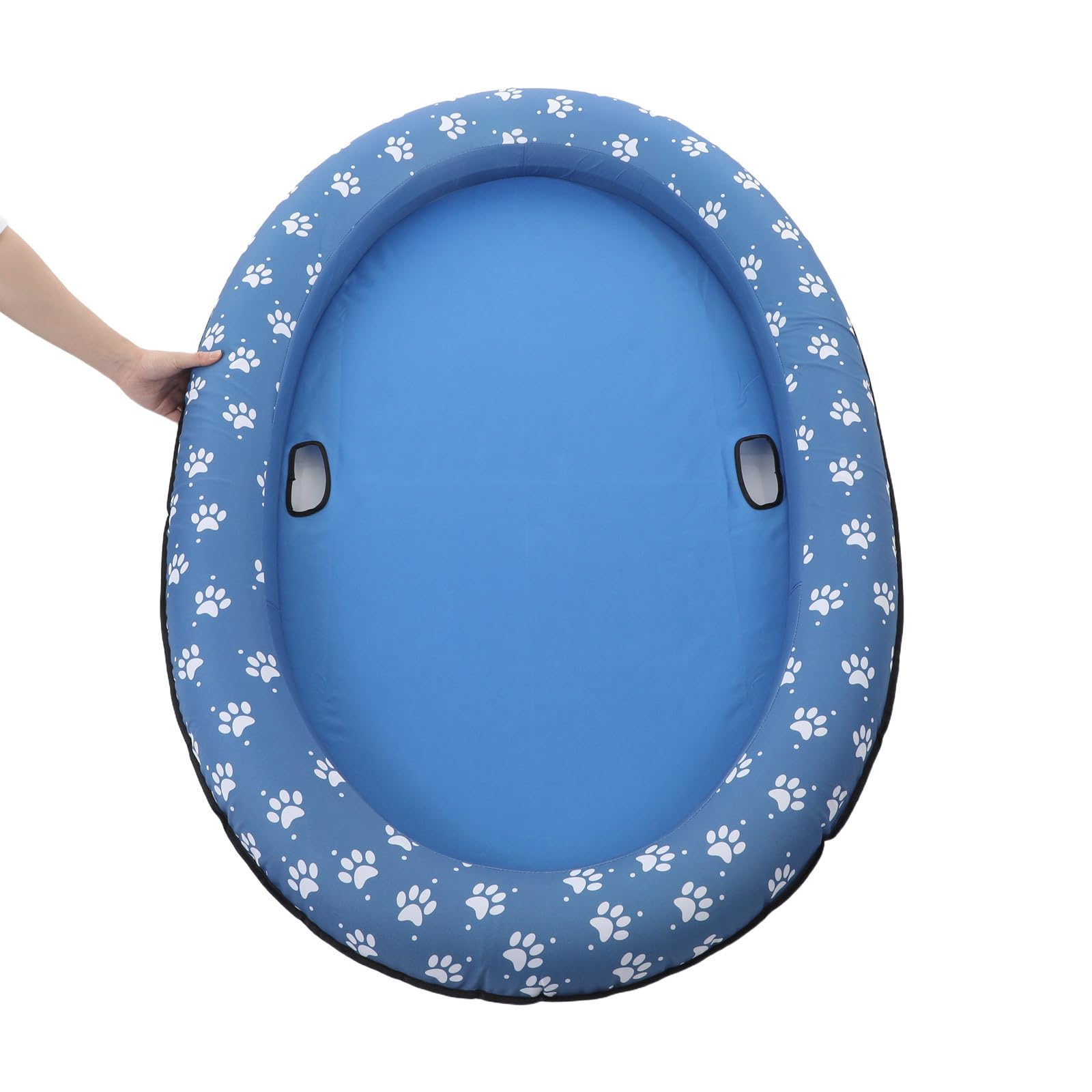 Balsa Inflable para Perros de PVC 140x96x15cm Azul