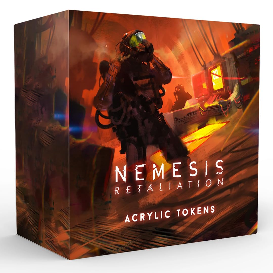 Awaken Realms | Nemesis Retaliation Acrylic Pack Core Box | Accesorio De Tokens Acrílicos | 1-5 Jugadores | 120 Minutos